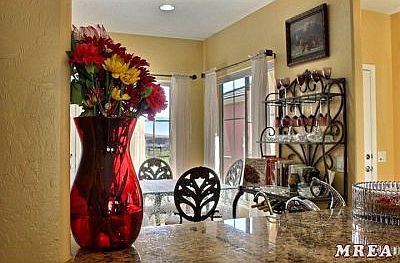Looking into kitchen