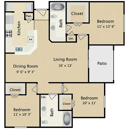 Floor plan The Sea Eagle