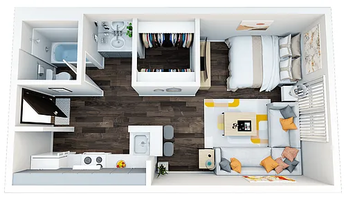 Floor plan Studio