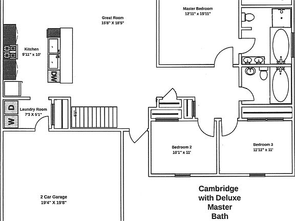 Cambridge II Floor Plan