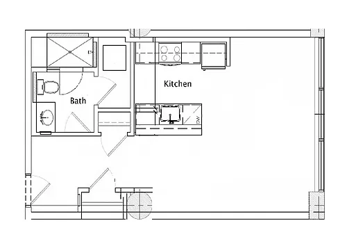 Floor plan Studio