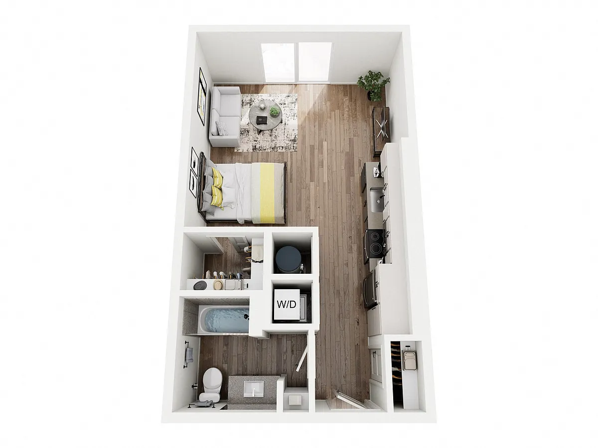 Floor plan Studio 1