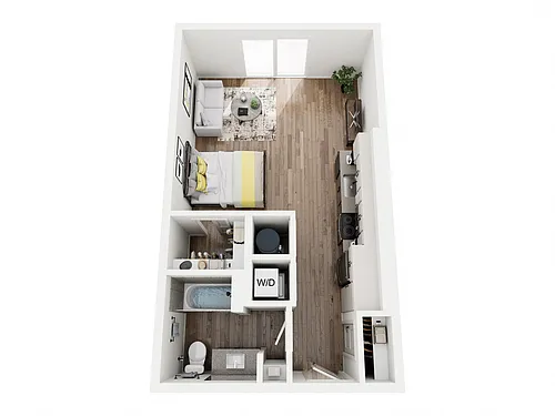 Floor plan Studio 1