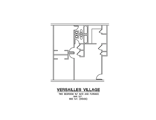 Floor plan VV-LGY: 2B2B-944