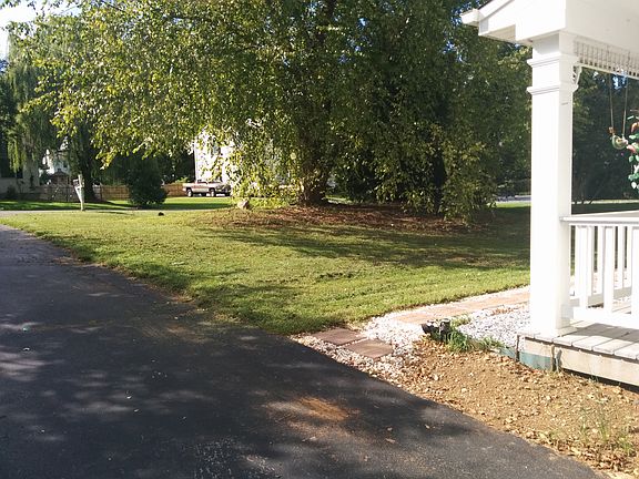 front lawn/sidewalk