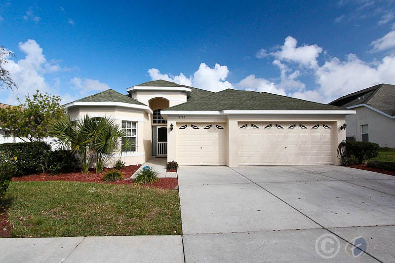Front Elevation with 3 Car Garage