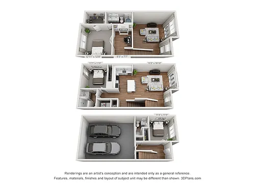 Floor plan Arbor Hills 2THC1