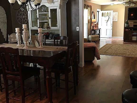 Dining room into living room