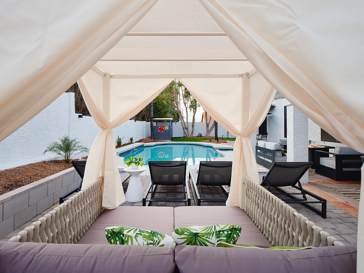 Escape the sun in the cabana - 10367 E Wood Dr