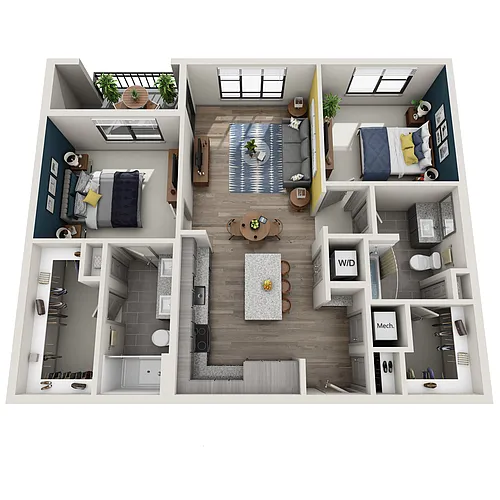 Floor plan B1
