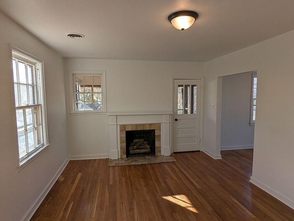 View from inside front door