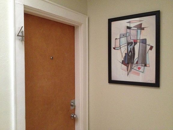 Front Door of unit