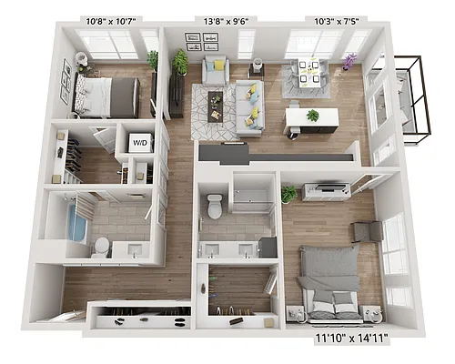 Floor plan B2BC