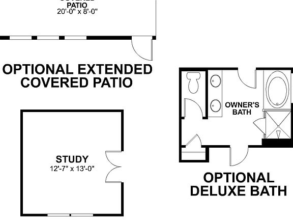 Belmont II First Floor Options