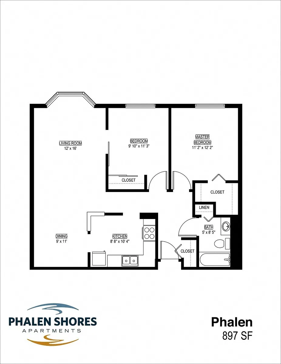 Floor plan 2 Bedroom