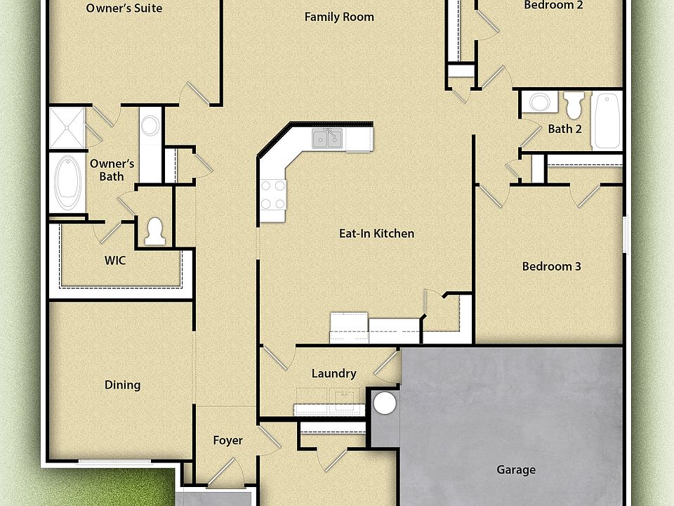 Open Concept Kitchen