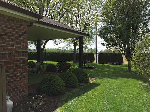 Rear Porch and Backyard