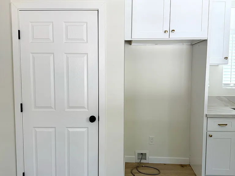Laundry Closet & Refrigerator Space