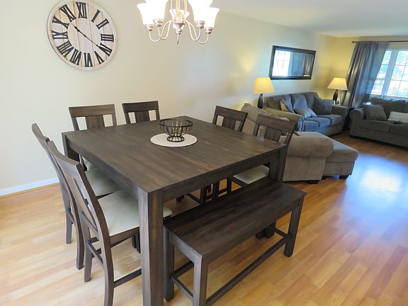 Open Concept dining/living 