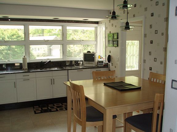 Kitchen with granite countertops