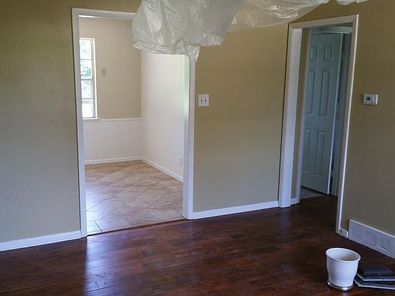 New tile, paint, and ceiling fans