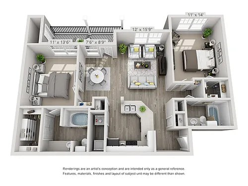 Floor plan B1 Sophisticated
