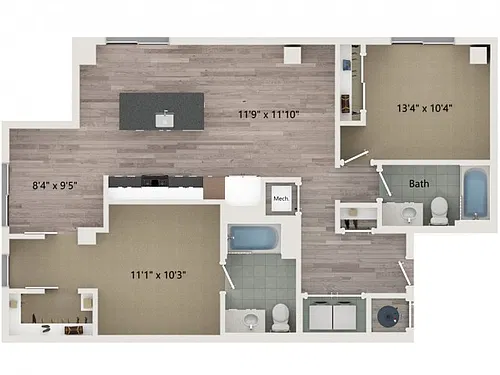 Floor plan B1