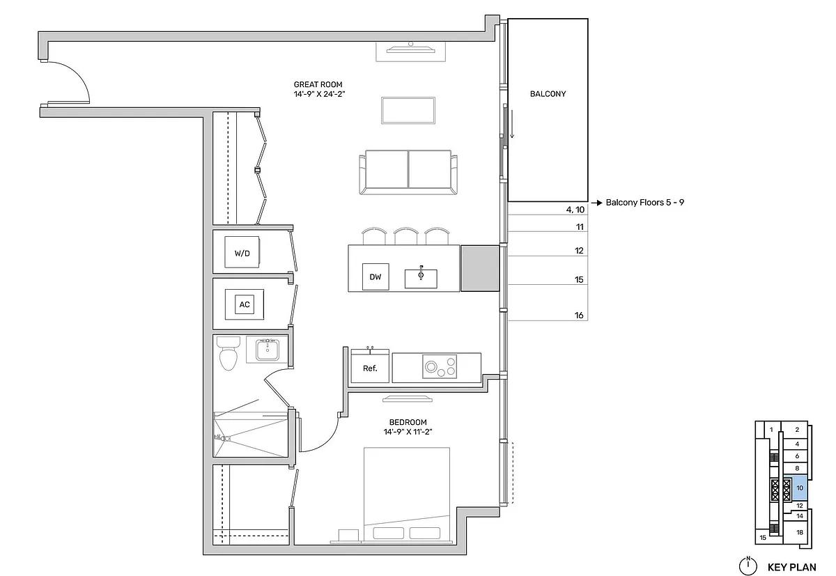 Floor plan A13