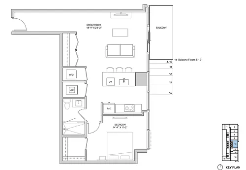 Floor plan A13