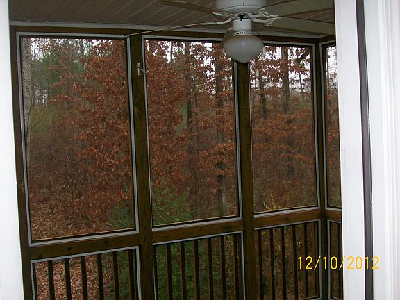 screened back porch