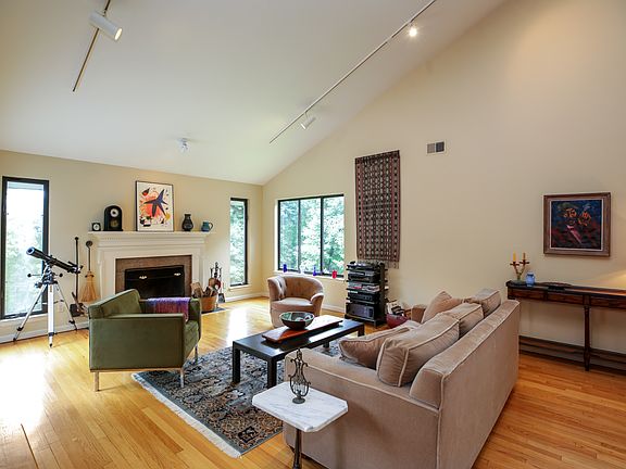 Living Room Close-up with door to Deck
