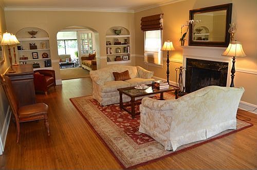 Living Room with Fireplace
