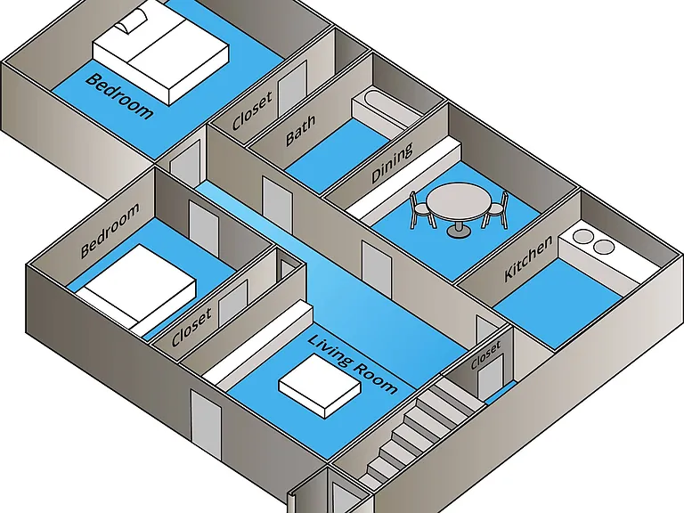 858 square feet 858 square feet