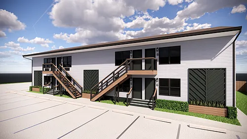 Floor plan 1216-1222 Hillside 2BD 1BA