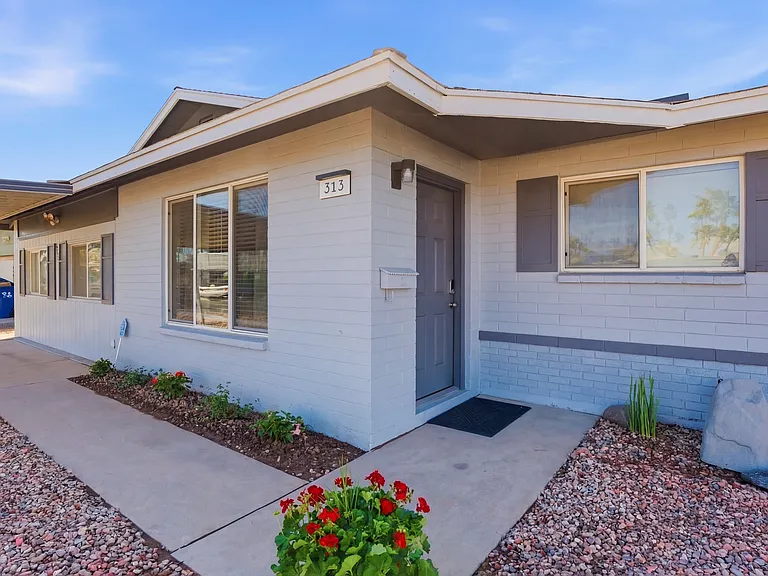 Front entry _ camera-monitored and lock-secured for peace of mind.