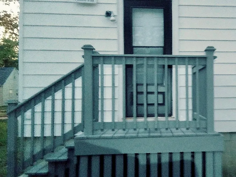 Back porch new paint