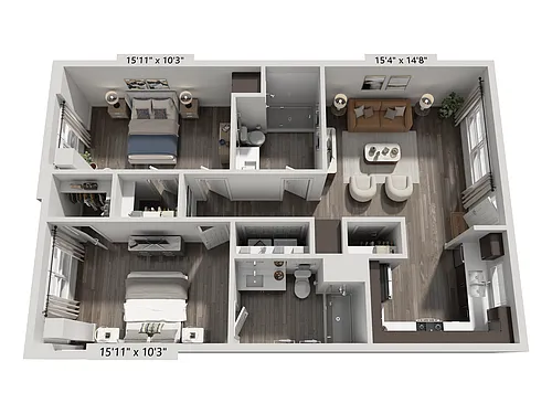 Floor plan E