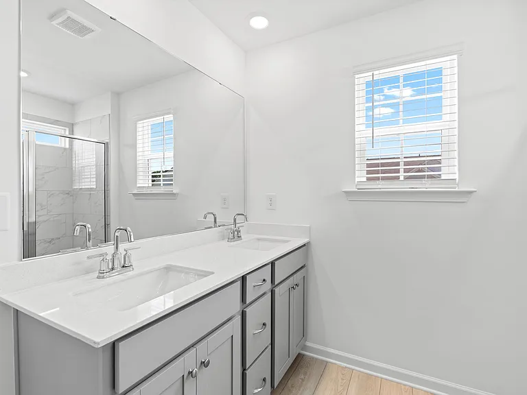 Master Bathroom View- Bright and Clean