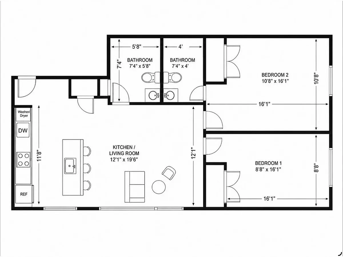 Building Photo - 18-16 21st Dr #2F