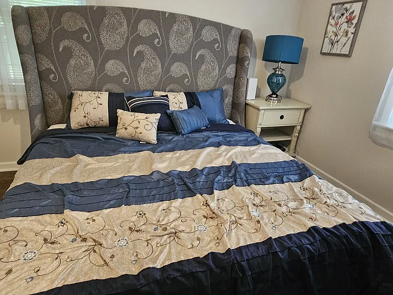 Luxurious king size bed