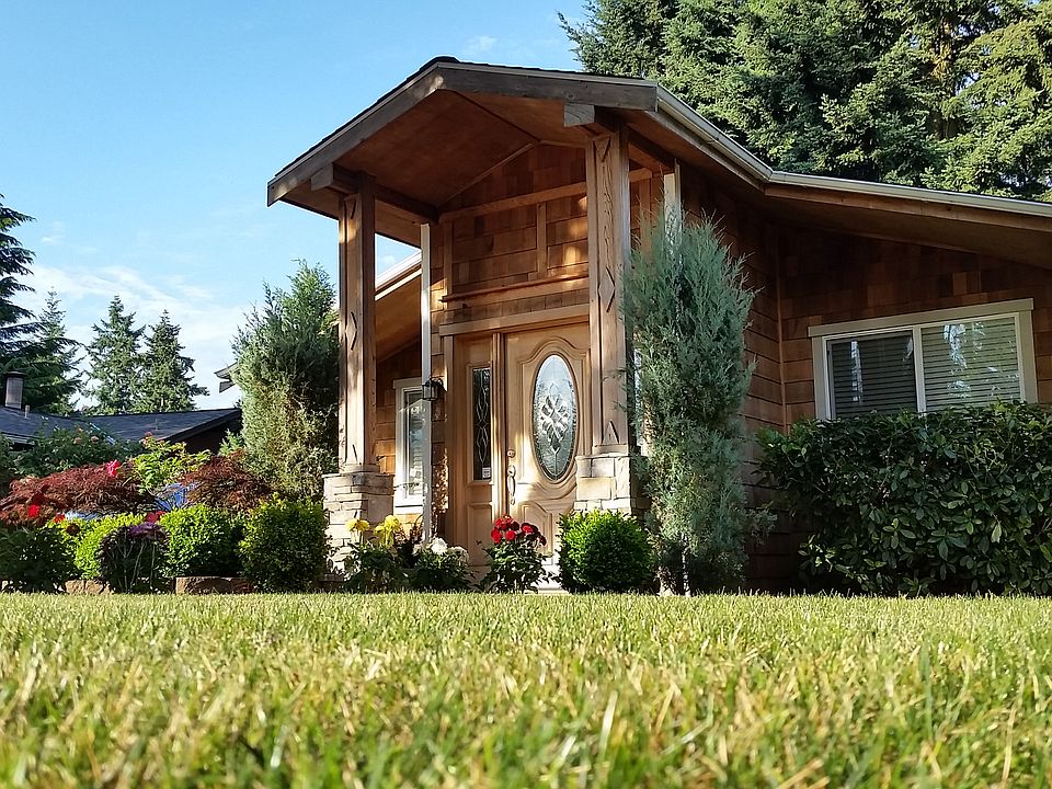 Front of home and entry