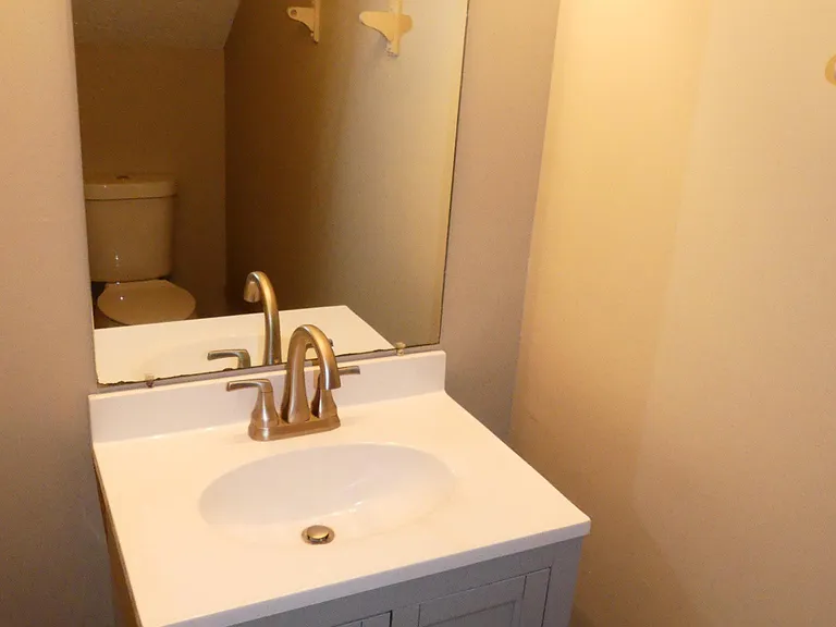 This is the half bath downstairs.