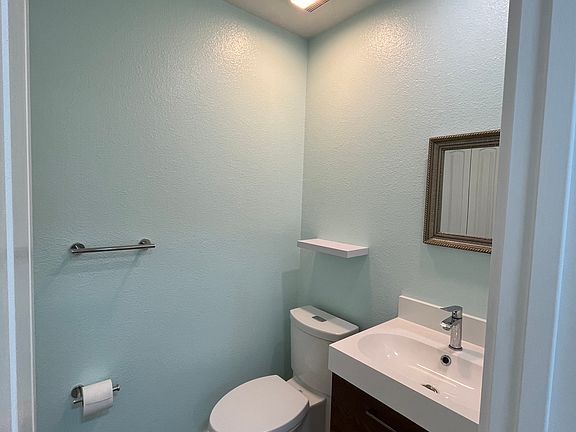 Updated main floor bathroom with ample storage