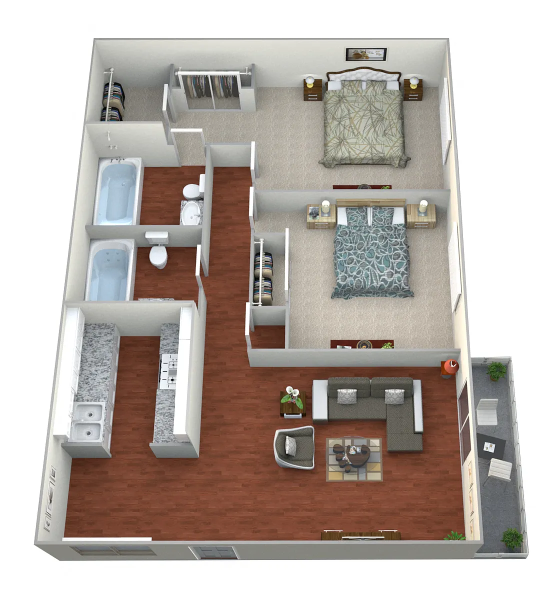 Floor plan Plan B