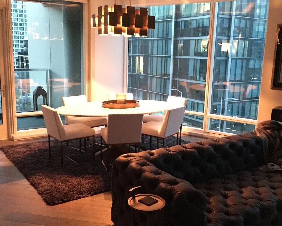 Dinning Room with view of Bay bridge