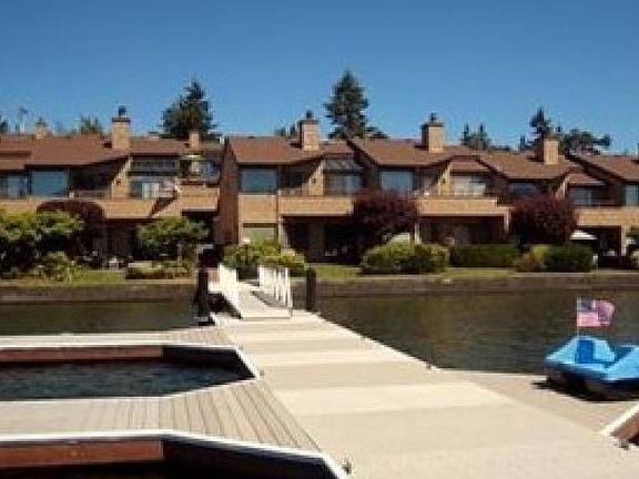 Right on the water