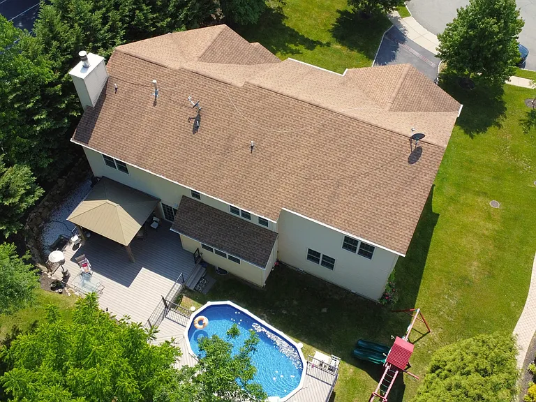 Aerial Backyard View