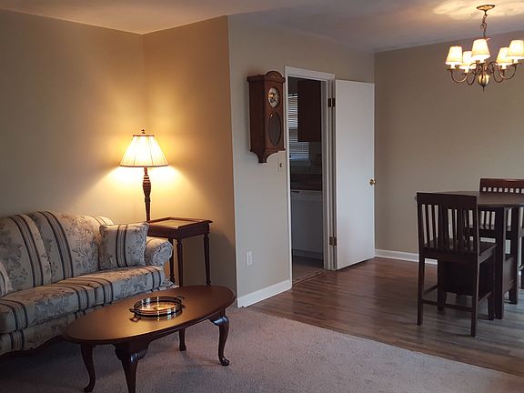 Front room and dining room