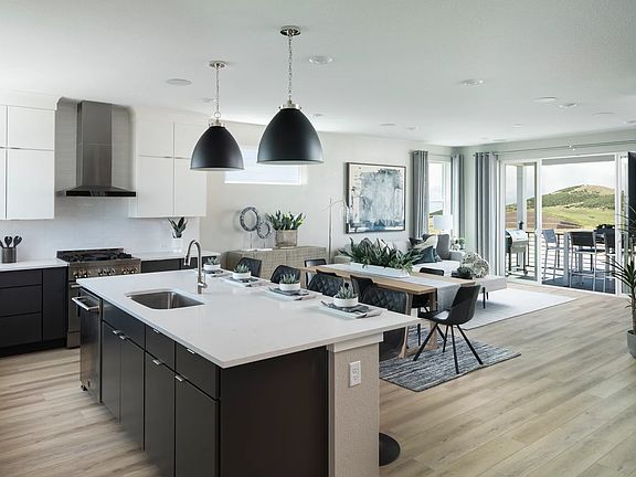 Josie Model Kitchen, Dining, Great Room