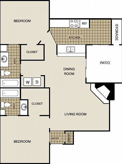 987 sq.ft. plus storage